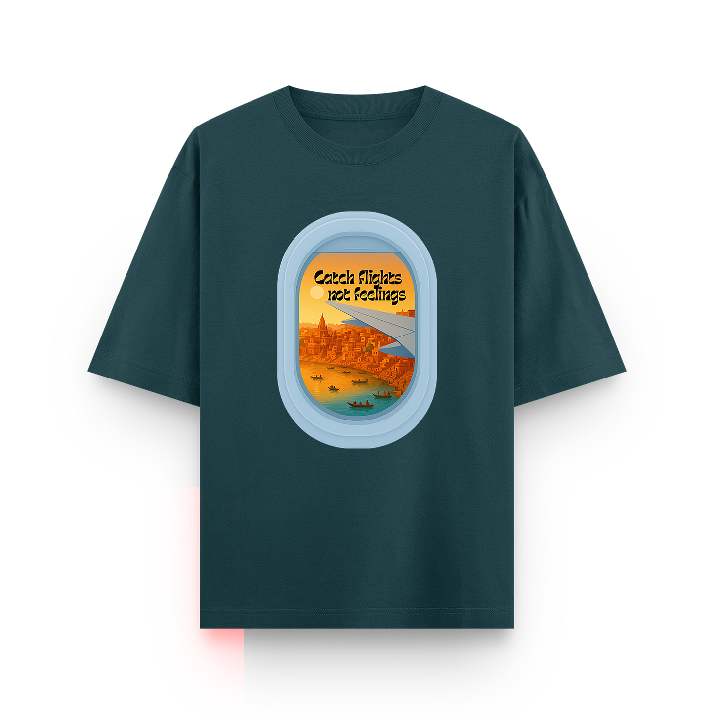 Catch Flights - Oversized Classic T-Shirt