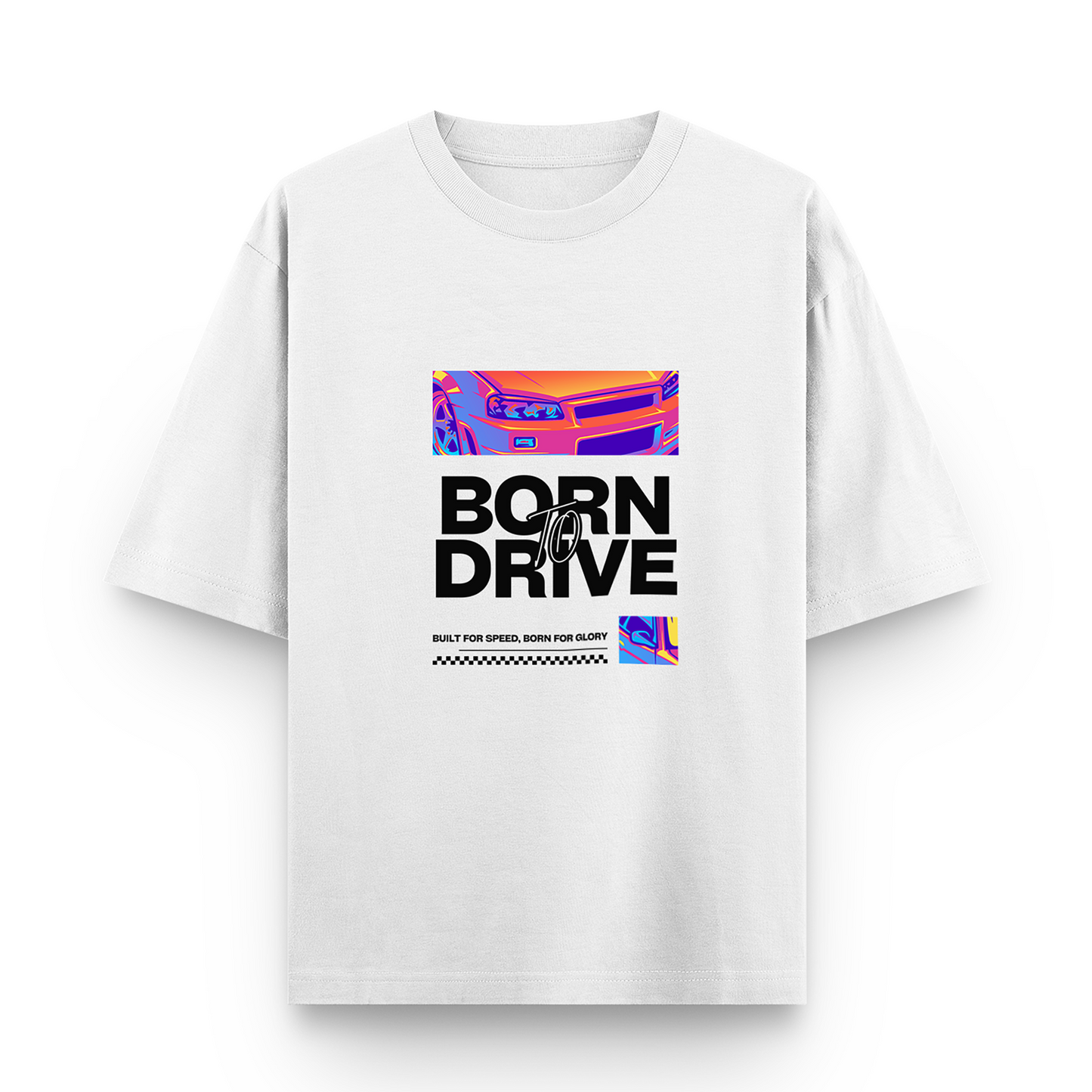 Born to Drive Classic Oversized Tshirt
