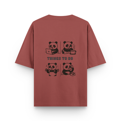 Panda Unisex - Oversized Classic T-Shirt