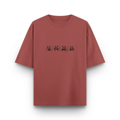 Panda Unisex - Oversized Classic T-Shirt