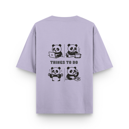Panda Unisex - Oversized Classic T-Shirt