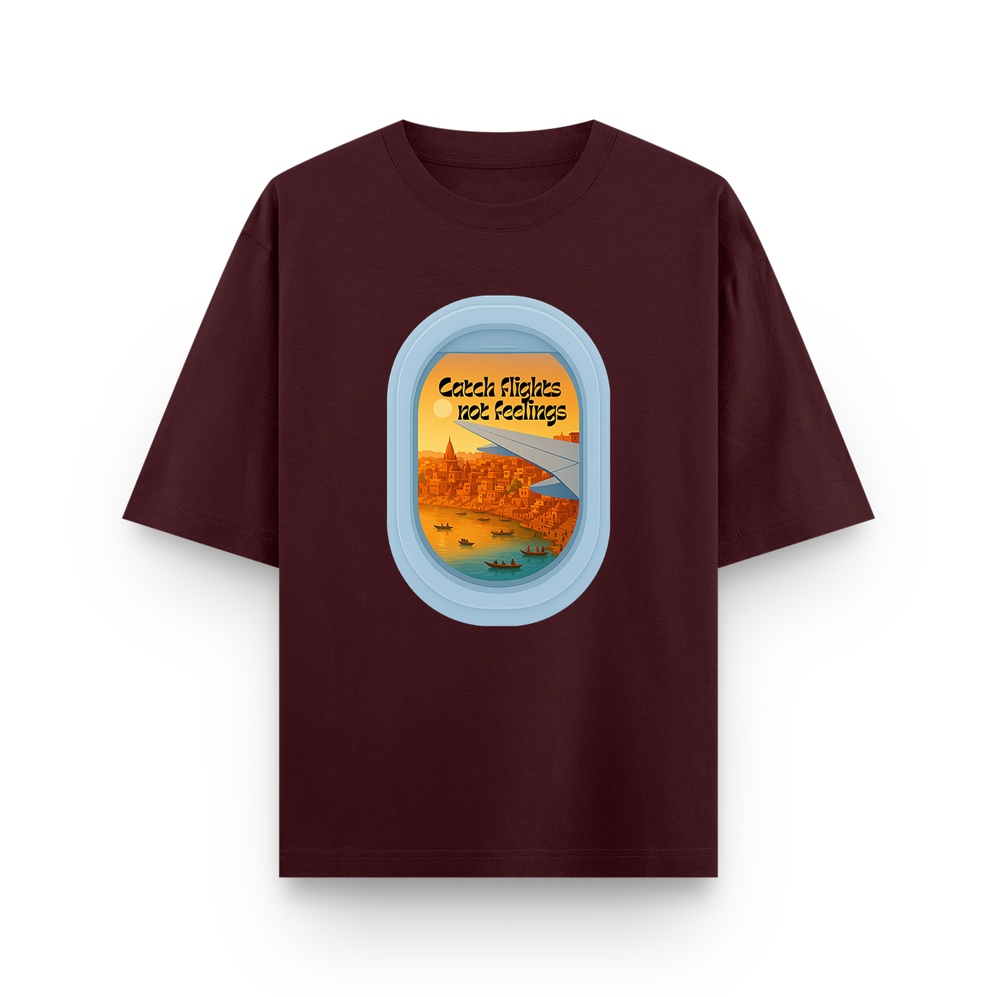Catch Flights - Oversized Classic T-Shirt