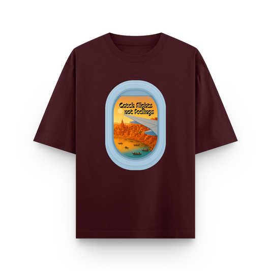 Catch Flights - Oversized Classic T-Shirt