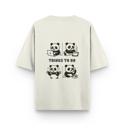 Panda Unisex - Oversized Classic T-Shirt