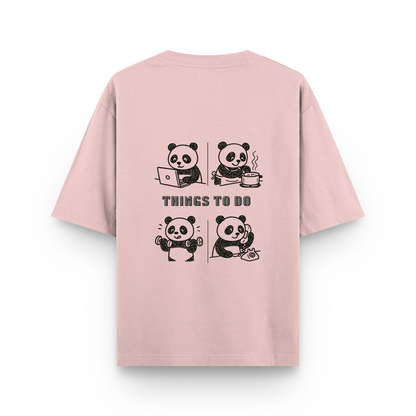 Panda Unisex - Oversized Classic T-Shirt