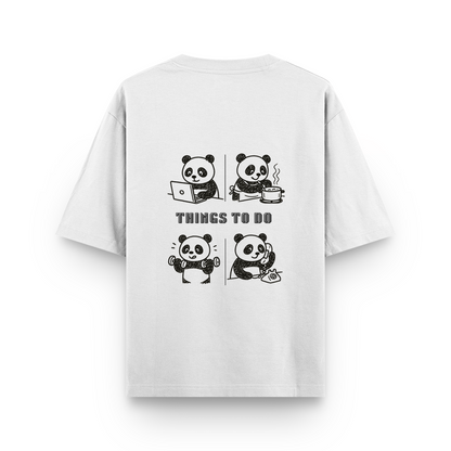Panda Unisex - Oversized Classic T-Shirt