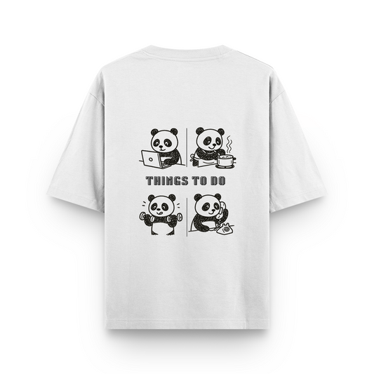 Panda Unisex - Oversized Classic T-Shirt