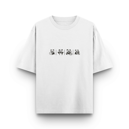 Panda Unisex - Oversized Classic T-Shirt